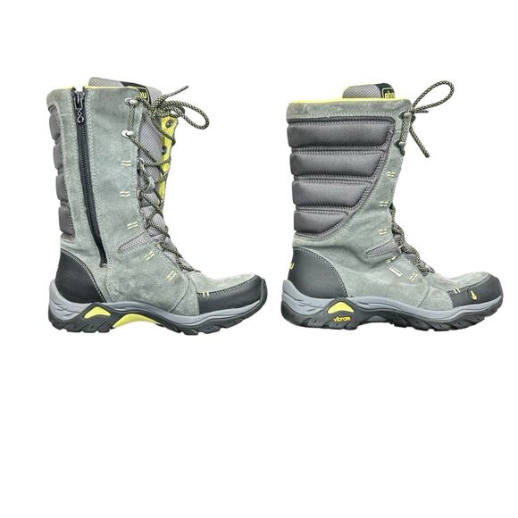 Ahnu Boots Mid-Calf Vibram Event Waterproof Insulated Womens Sz 6 Gray Outdoor - Picture 1 of 10